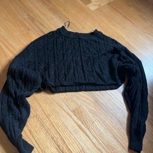 Cropped sweater